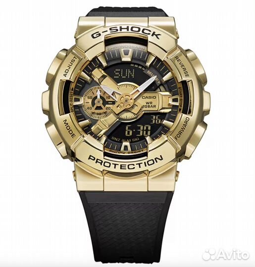 Часы Casio G-shock, GM-110G-1A9, золотого цвета