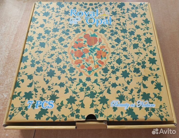 Набор тарелок новый 6+1 в коробке