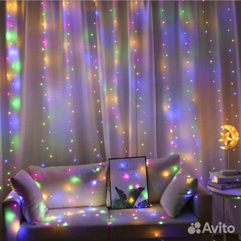 Гирлянда штора