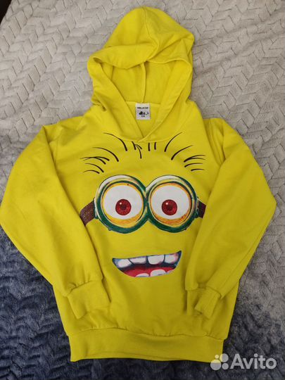 Толстовка миньоны, рост 130