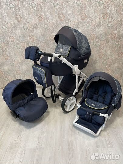Коляска 3 в 1 adamex luciano