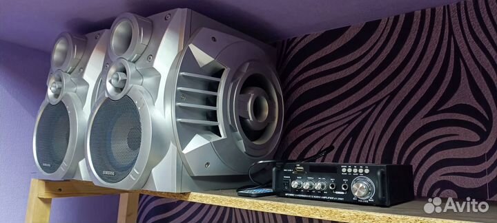 Оригинальные колонки samsung с внешним усилителем