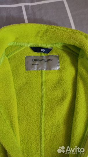 Флисовый комбинезон 80