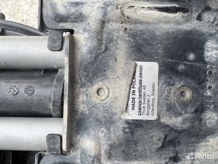 Велокрепление на крышу thule