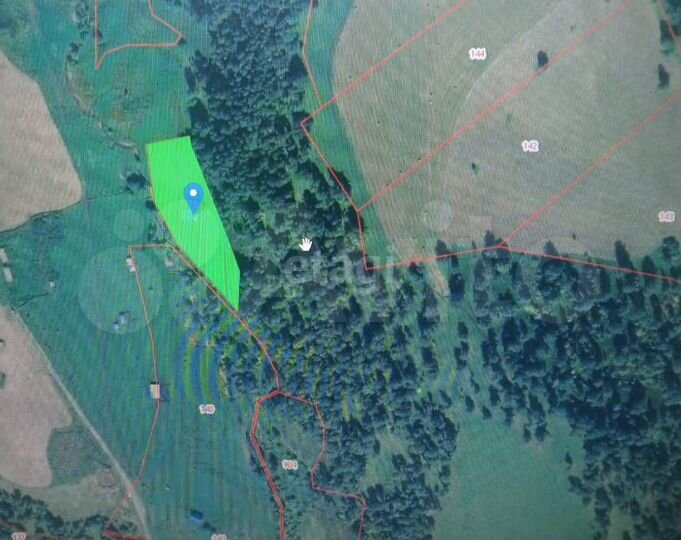 Участок 63,8 сот. (СНТ, ДНП)