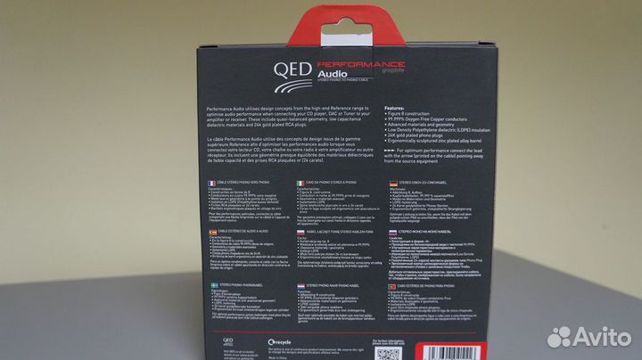 Кабель межблочный QED Performance Audio 1m QE6101