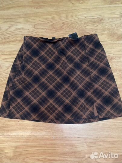 Клетчатая юбка h&m