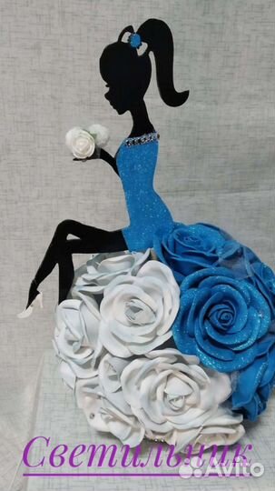 Светильник - роза