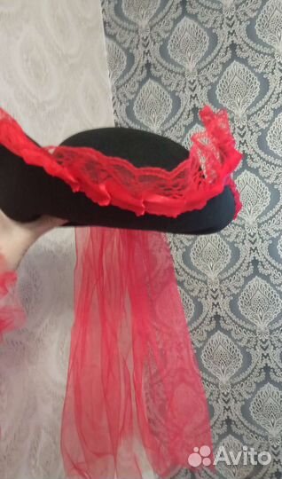 Шляпа пиратки+нарукавники