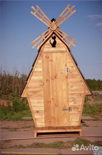 Дачный туалет с установкой