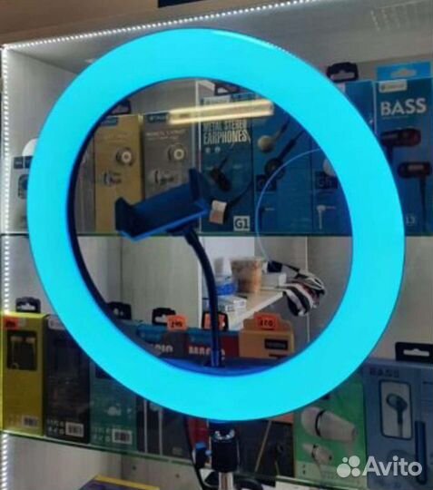 Кольцевая лампа 33 см RGB