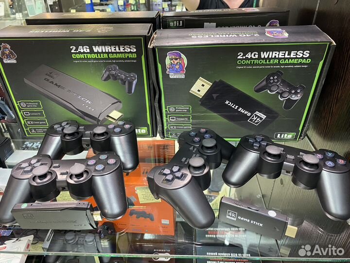 Game Stick 4K Playstation1, Sega, Dendy, Nintendo