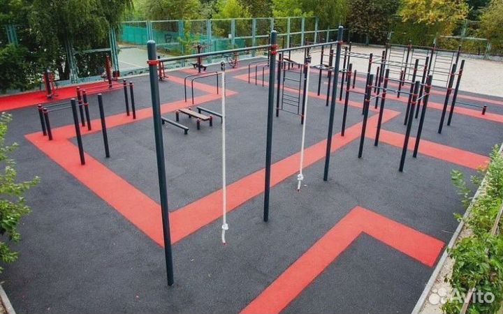 Укладка монтаж резинового покрытия под ключ k-9797