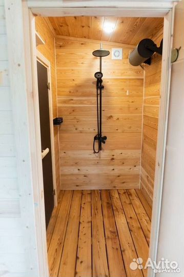 Баня 6х5 двухмодульная Скандинавия BY-9882