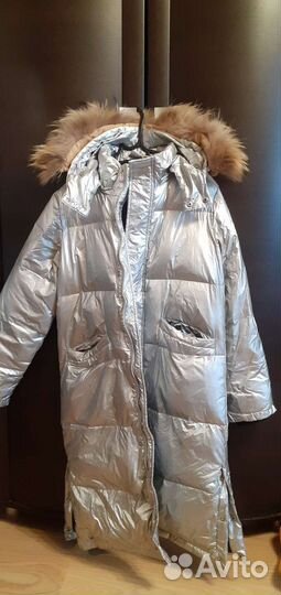 Пуховик детский длинный