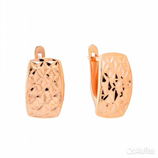 Серьги золотые