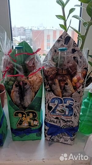 Съедобные мужские и женские букеты в подарок