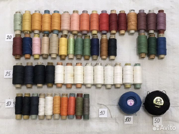 Нитки для шитья СССР