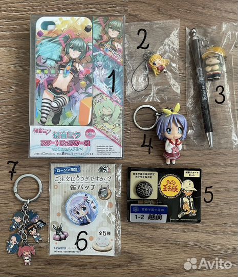 Аниме мерч разный