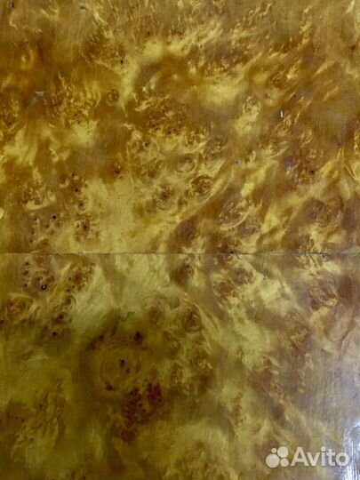 Чайный набор с самоваром из капа-корня. 15 предм