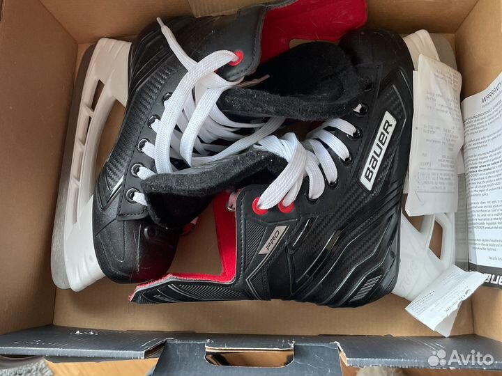 Bauer р 1.0 pro skate jr б/У 32-33 размер