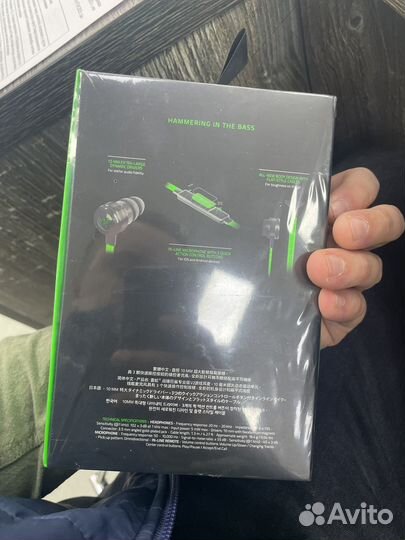 Наушники razer hammerhead pro v2