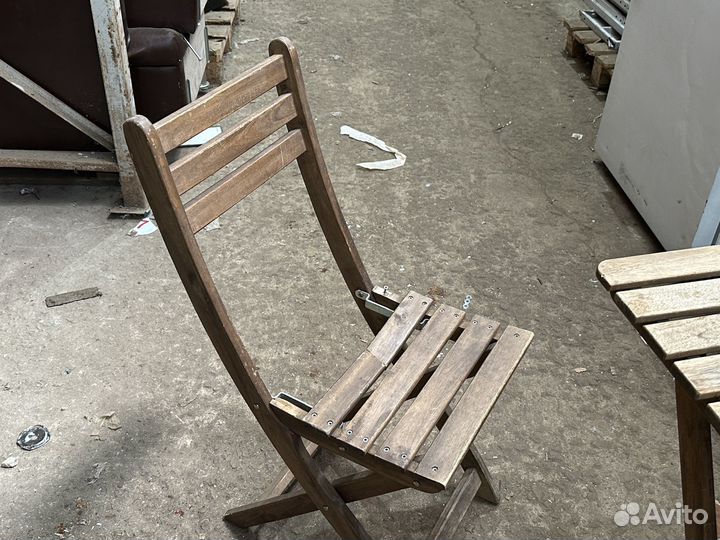 Стол опус 60/60/75 дерево массив раскладной