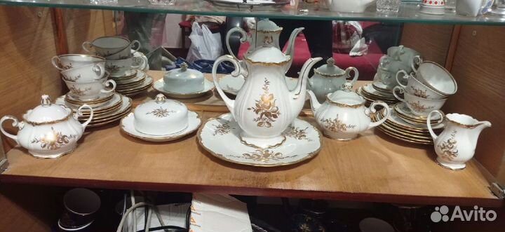 Фарфоровый чайный сервиз гдр