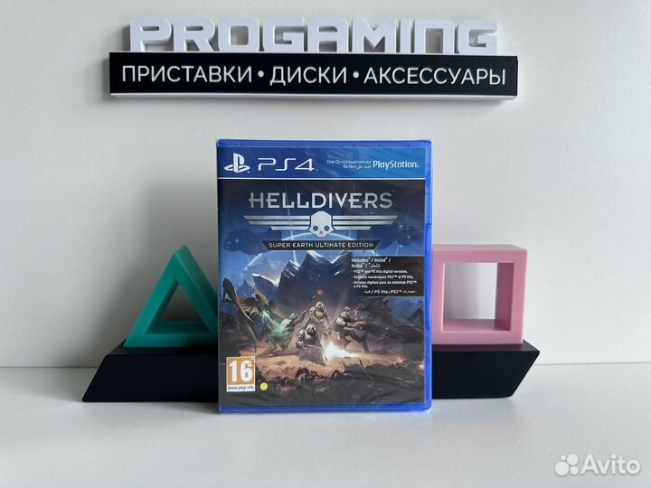 Helldivers диск для Sony PS4