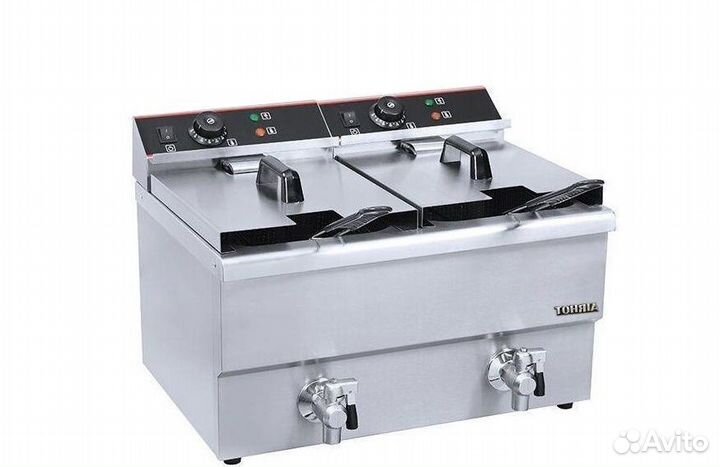 Фритюрница Airhot EF12+12 с краном