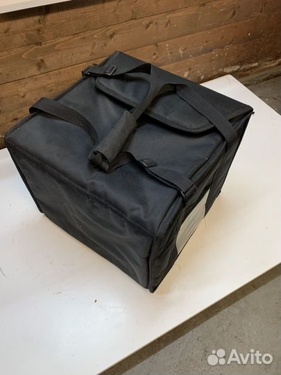 Термосумка для пиццы ткань черная (на 4-5 пиццы)