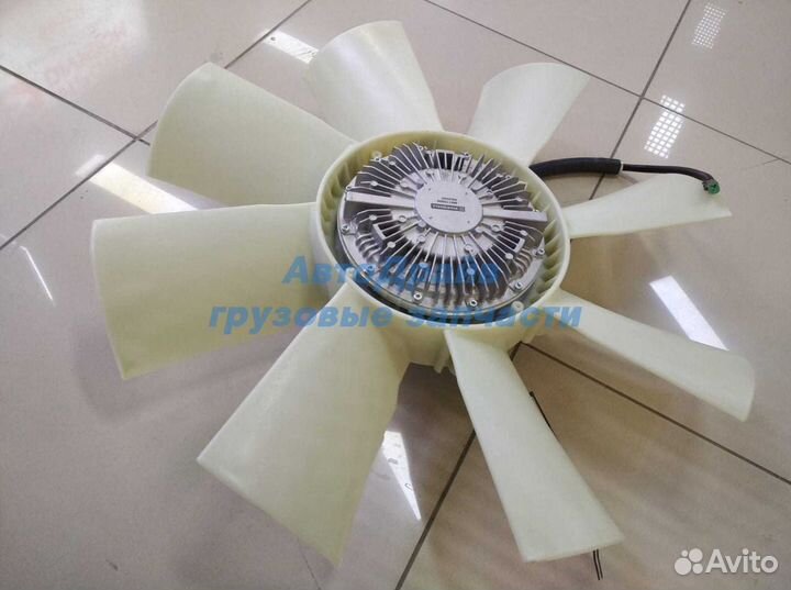 Вискомуфта Скания 4 и 5 серия в сборе с крыльчатко