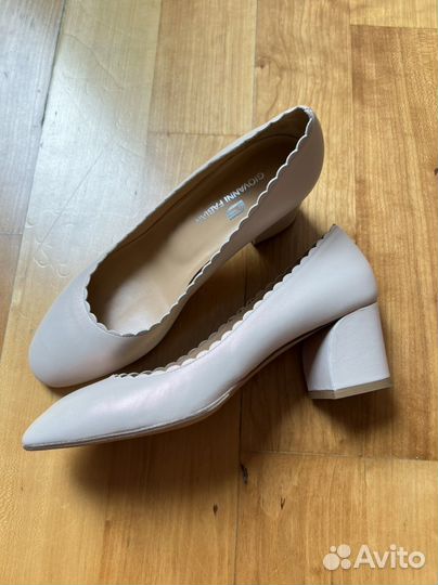 Туфли новые, натуральная кожа, Италия размер 40