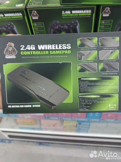 Игровая приставка game stick 64gb 4K