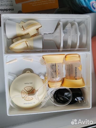 Молокоотсос электрический medela swing maxi flex