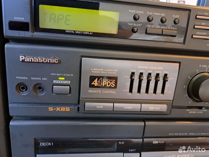 Кассетная магнитола panasonic rx-ct 990