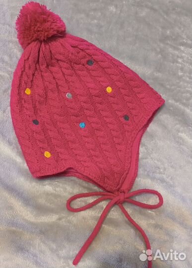 Шапочка на флисе утепленная