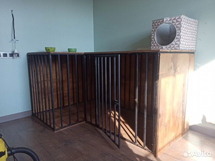 Вольер для собак (клетка угловая)