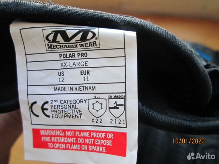 Перчатки Mechanix 2XL