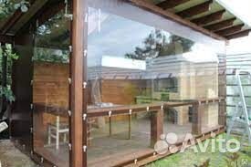 Мягкие окна пвх для террас и беседок