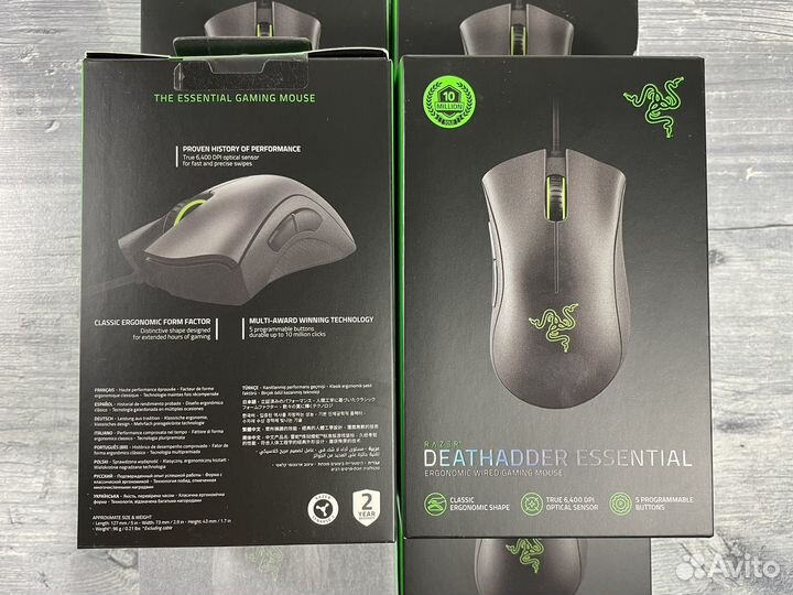 Игровая мышь Razer DeathAdder Essential Black