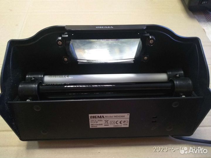 Детектор банкнот sigma MD2366-2шт