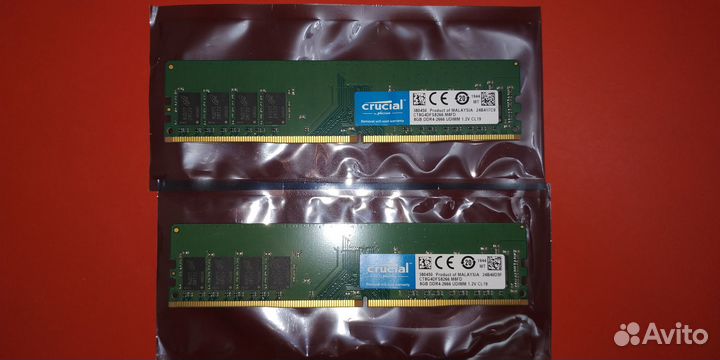 Crucial DDR4 2х8GB