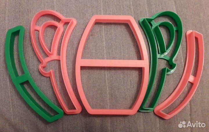 Набор формочек для пряников Ваза 3Д