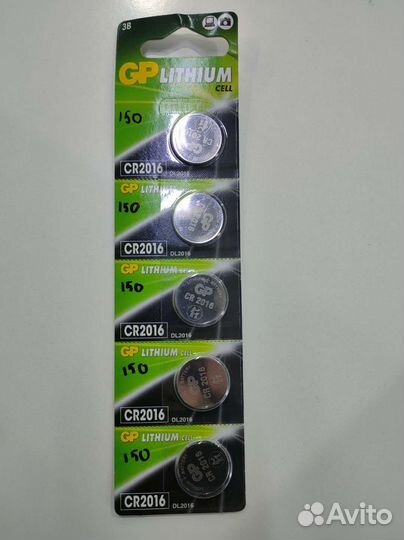 Батарейка CR 2016