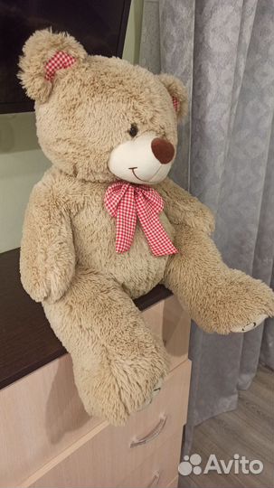 Плюшевый медведь новый большой