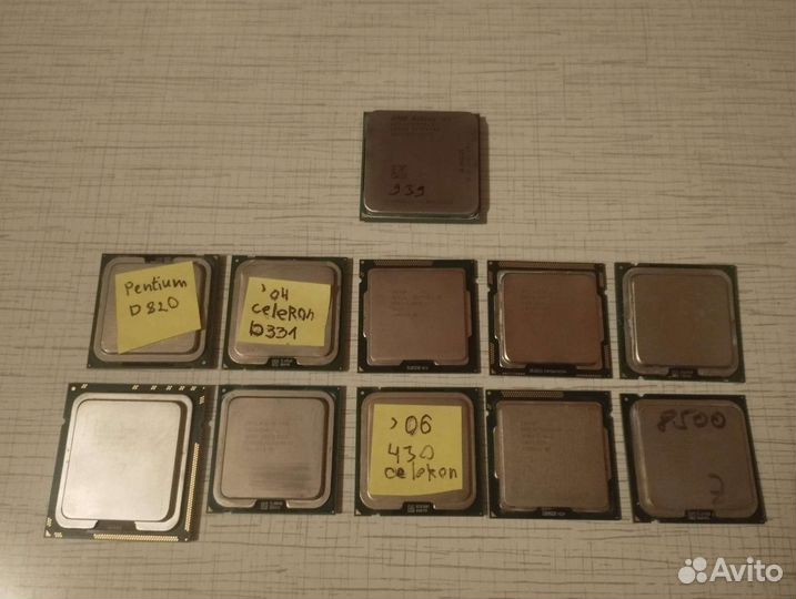 Процессор Intel xeon e5507 e8500 i32120 AMD