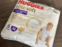 Подгузники huggies elite soft 6