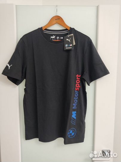 Футболка Puma BMW MMS Logo Tee+. Размеры М и L