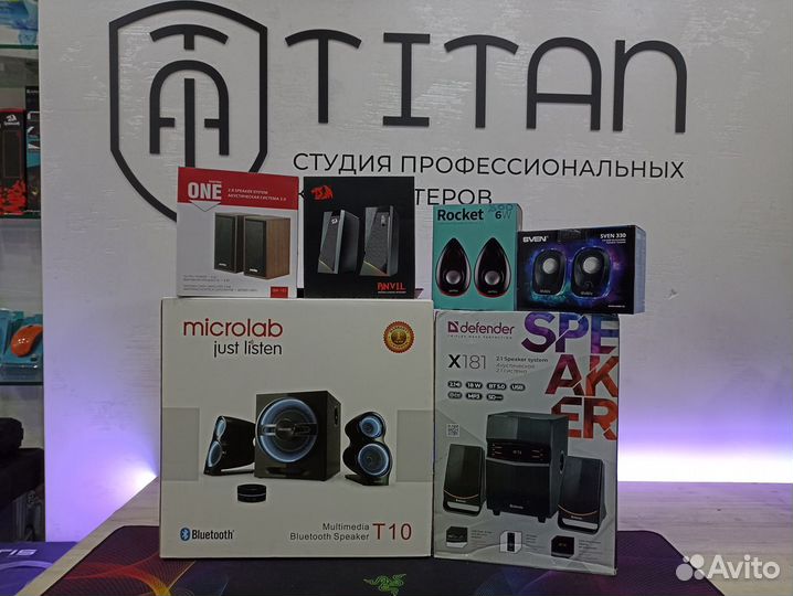 Колонки для пк и акустические системы